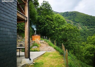 Rénovation avec matériaux typiques des montagnes de Pyrénées